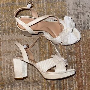 Kelly & Katie Ivory Strappy Heels